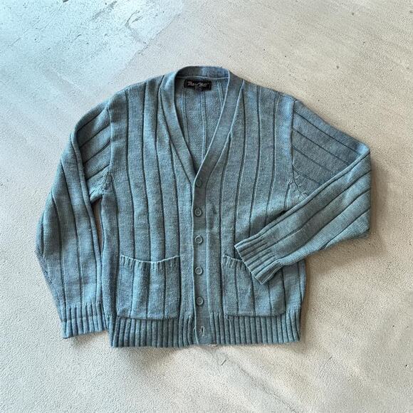 Men's M Troy Hill Vintage Cardigan Grandpa Sweater - Picture 1 of 3